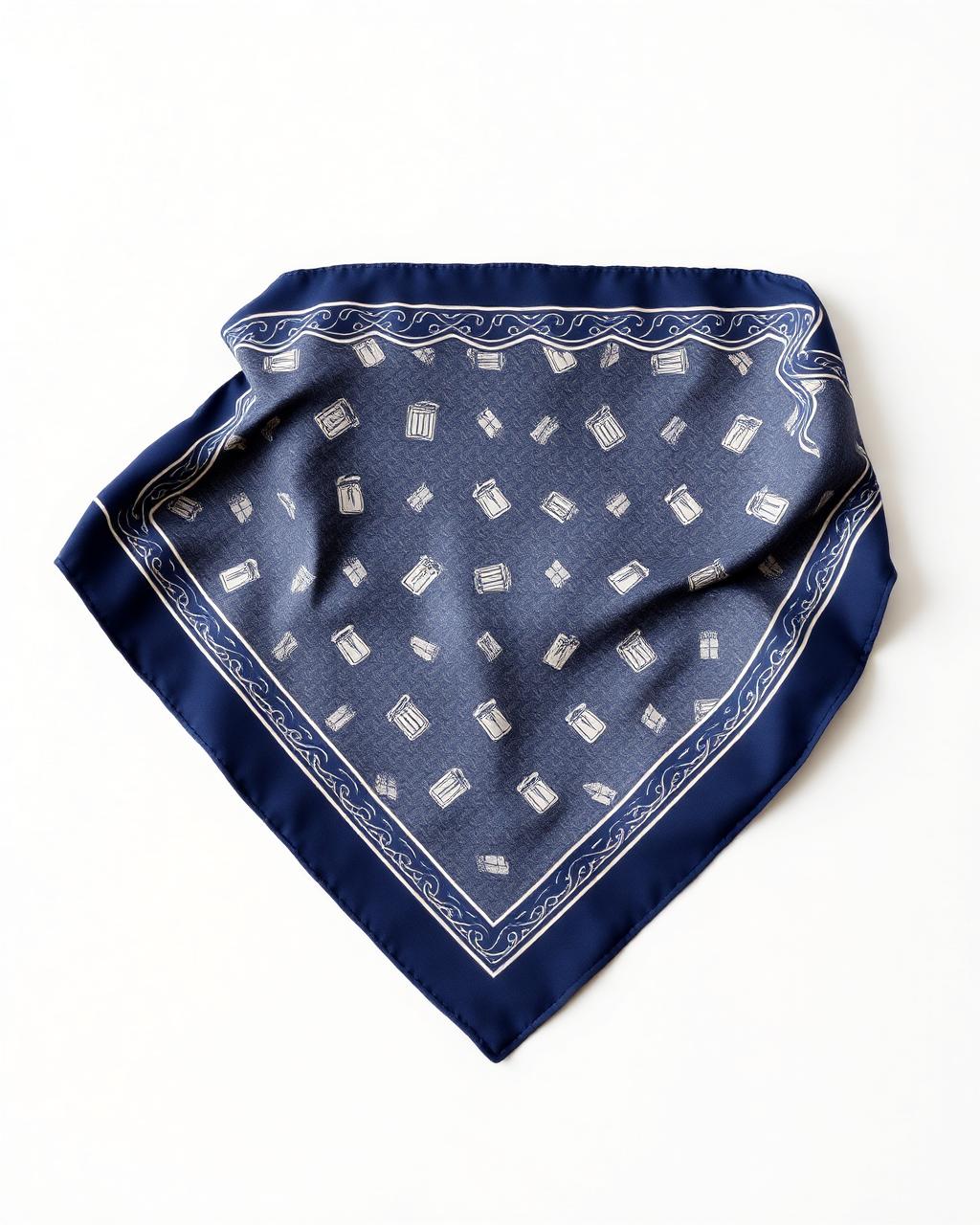 Cleanup Crew Bandana in navy