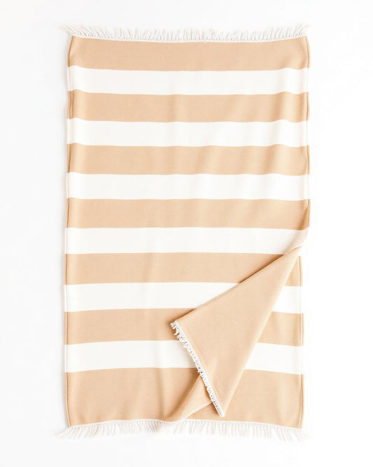 Pickup Towel with sand stripes